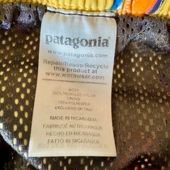 Patagonia Yellow Melon Swim Shorts - Picture 7 of 9
